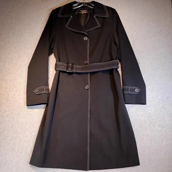 Novelti Jackets & Blazers - Novelti Adorable Junior NWOT Women's Black Full  Length Trench Coat in Size 7/8